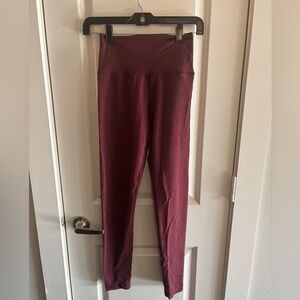 Aerie Deep Red High-Rise Leggings
